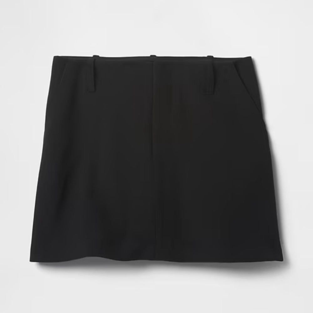 NWT Gap Bi-Stretch Tailored Mini Skort Skirt - Small Tall